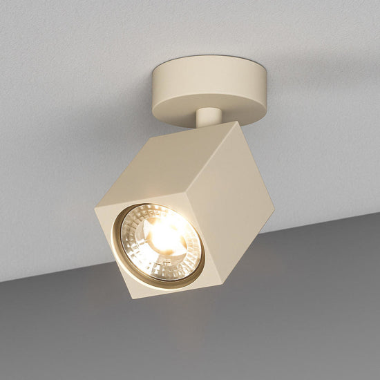 Kibo faretto da soffitto sabbia Top Light GU10 5W orientabile IP20