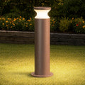 Torre lampione da esterno marrone Ideal Lux 15W E27 IP65