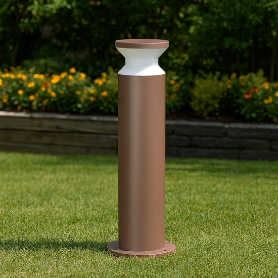 Torre lampione da esterno marrone Ideal Lux 15W E27 IP65