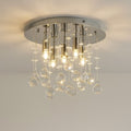 Moonlight PL5 plafoniera cromato cristallo Ideal Lux 3W G9 3000K