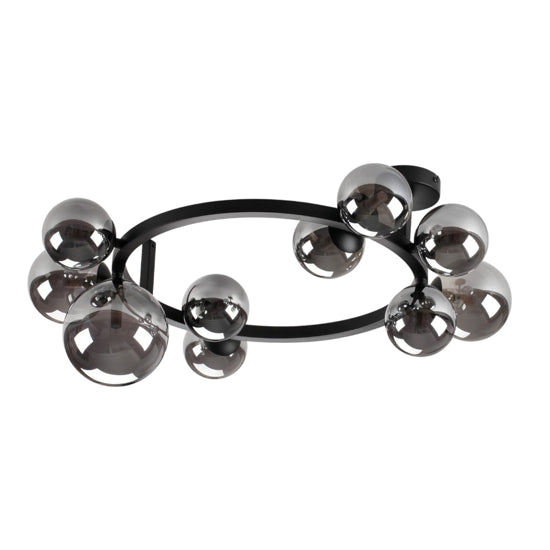 Perlage PL10 plafoniera nero Ideal Lux 15W G9 3000K