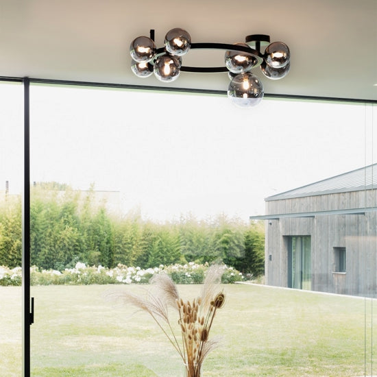 Perlage PL10 plafoniera nero Ideal Lux 15W G9 3000K