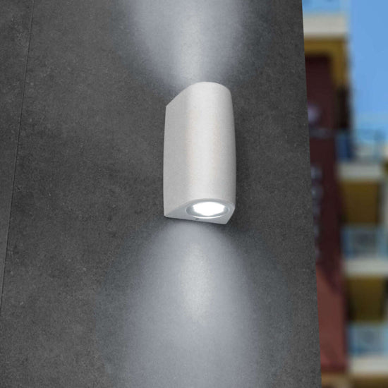 Aosta applique da esterno bianco Top Light 6W GU10 IP55