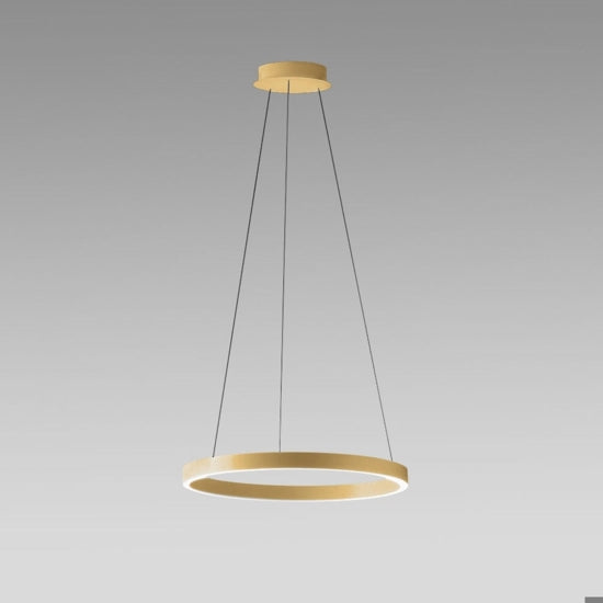 Criseide S-P lampadario oro satinato Gea Luce 60W 3000K