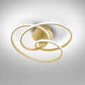 Diva plafoniera spirale oro satinato Gea Luce 40W 3000K