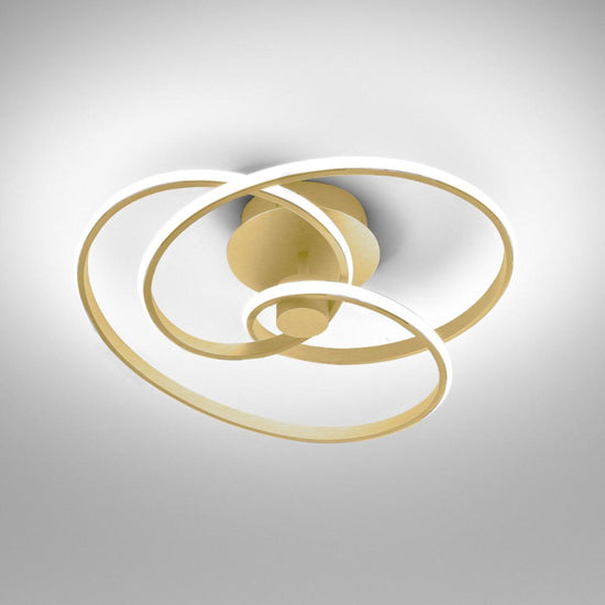 Diva plafoniera spirale oro satinato Gea Luce 40W 3000K