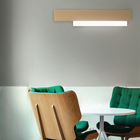 Doha applique bianco nero Gea Luce 25W 3000K