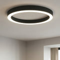 Flor plafoniera grande nero satinato Gea Luce 80W 3000K