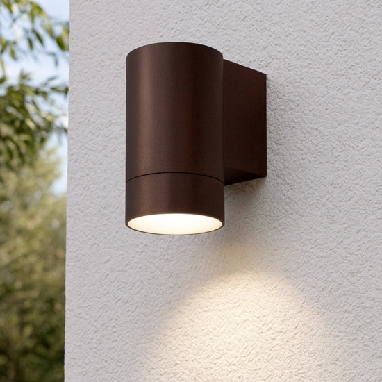 applique da esterno marrone Gea Luce 35W GU10