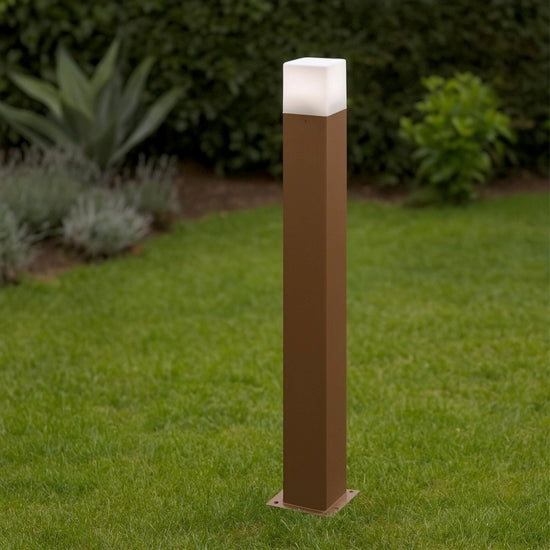 Adipi lampione da esterno ruggine Gea Luce E27 13W