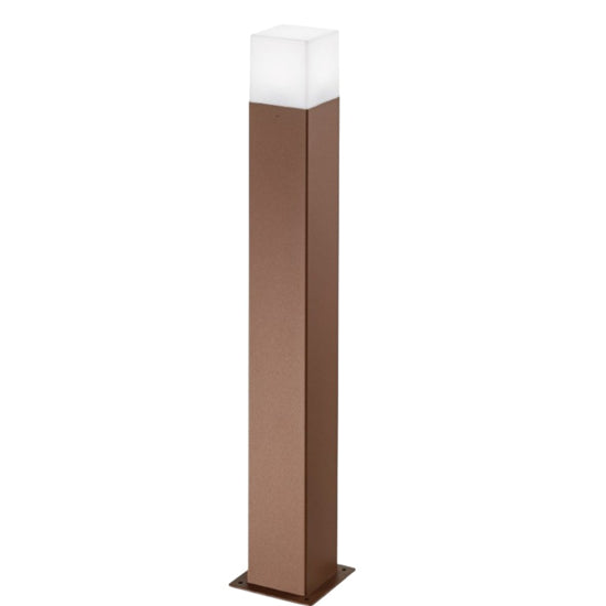 Adipi lampione da esterno ruggine Gea Luce E27 13W