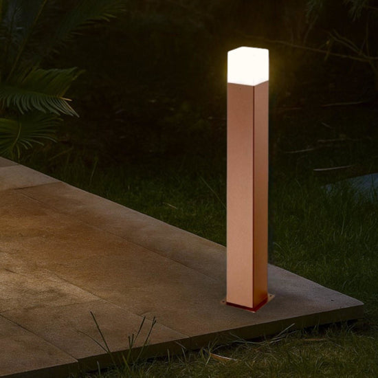 Adipi lampione da esterno ruggine Gea Luce E27 13W