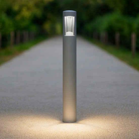 Janet lampione da esterno grigio metallizzato Gea Luce GX53 11W 3000K-4000K
