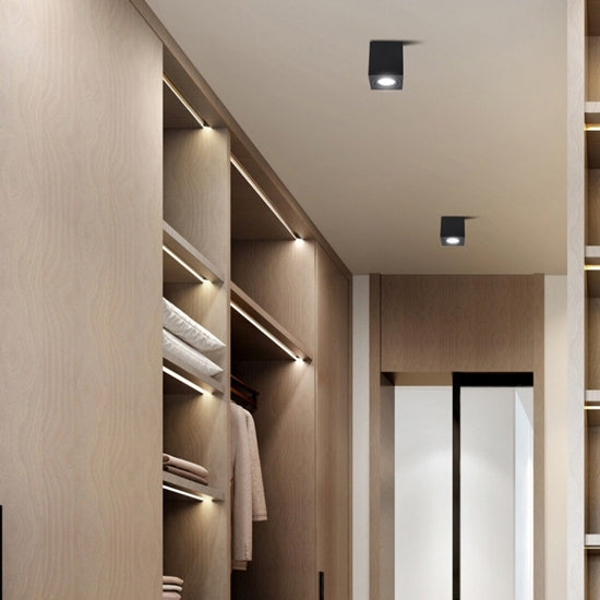 faretto da soffitto nero Gea Luce 10W GU10