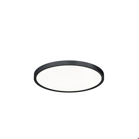plafoniera nero opaco Gea Luce 24W CCT