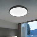 Krizia plafoniera nero satinato Gea Luce 30W 3000K