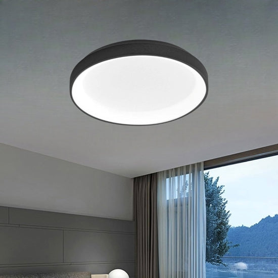 Krizia plafoniera nero satinato Gea Luce 30W 3000K