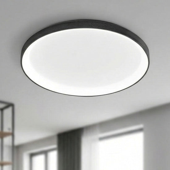 Krizia P/S plafoniera nero satinato Gea Luce 60W 3000K