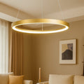 Krizia S/G lampadario oro spazzolato Gea Luce 60W 3000K