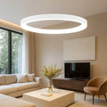 Krizia S/P lampadario bianco satinato Gea Luce 30W 3000K