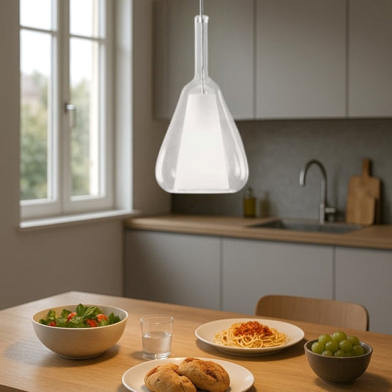 Ofelia sospensione trasparente Gea Luce G9 28W