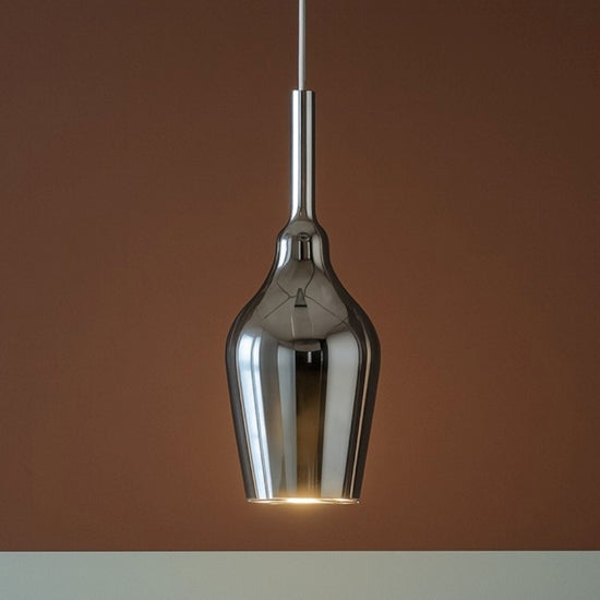 Ofelia S12 Mini sospensione cromo specchiato Gea Luce 28W G9