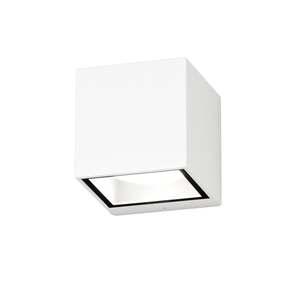 SPA applique da esterno bianco cubo Top Light GX53 9W IP54 luce su giù