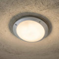 Milano plafoniera da esterno grigio Top Light E27 9W IP66
