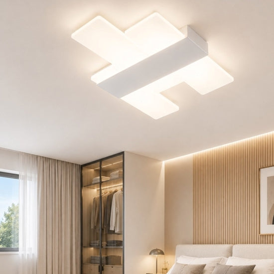 Flight plafoniera camera da letto bianco Top Light 30W 3000K-4000K