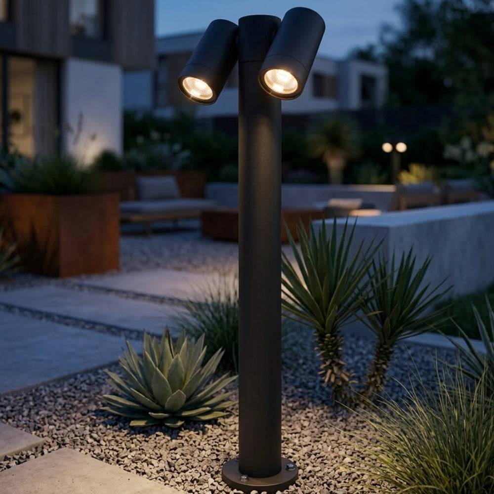 Oslo lampione da esterno grigio antracite Top Light GU10 18W IP65