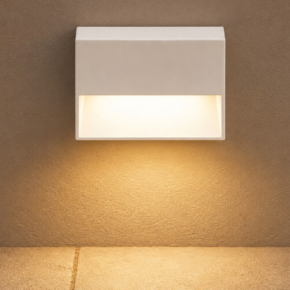 Dedra segnapasso esterno bianco Ideal Lux 1,5W 3000K