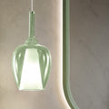 Ofelia S10 Mini sospensione verde trasparente Gea Luce 28W G9