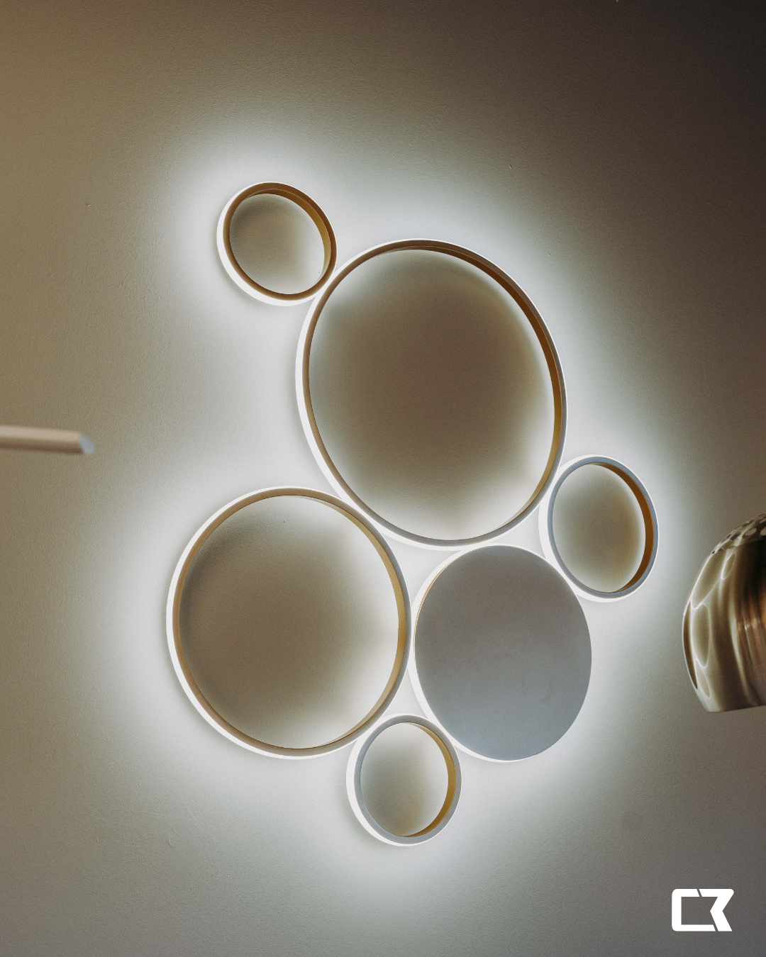 Pois plafoniera oro Ondaluce 68W 4000K