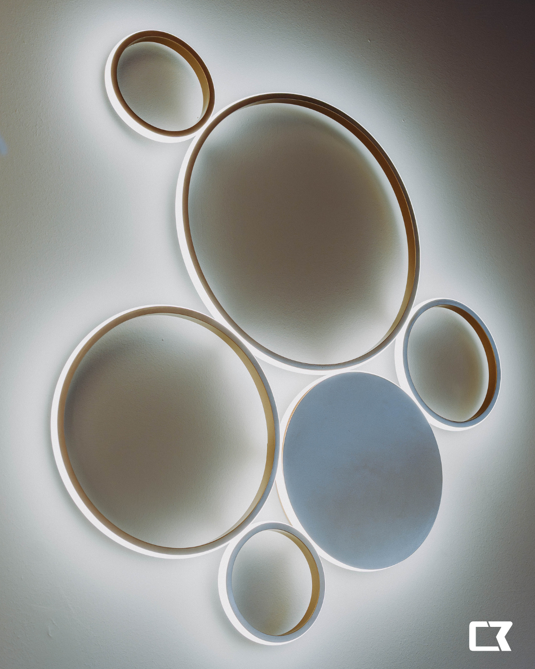 Pois plafoniera oro Ondaluce 68W 4000K