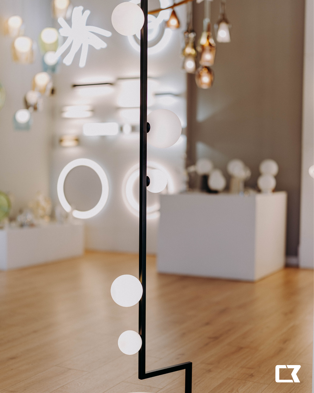 Birds TL1 lampada da terra nero Ideal Lux 5xG9 3000K