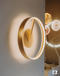 Malika plafoniera oro champagne Top Light 28W CCT 3000-4000-6000K