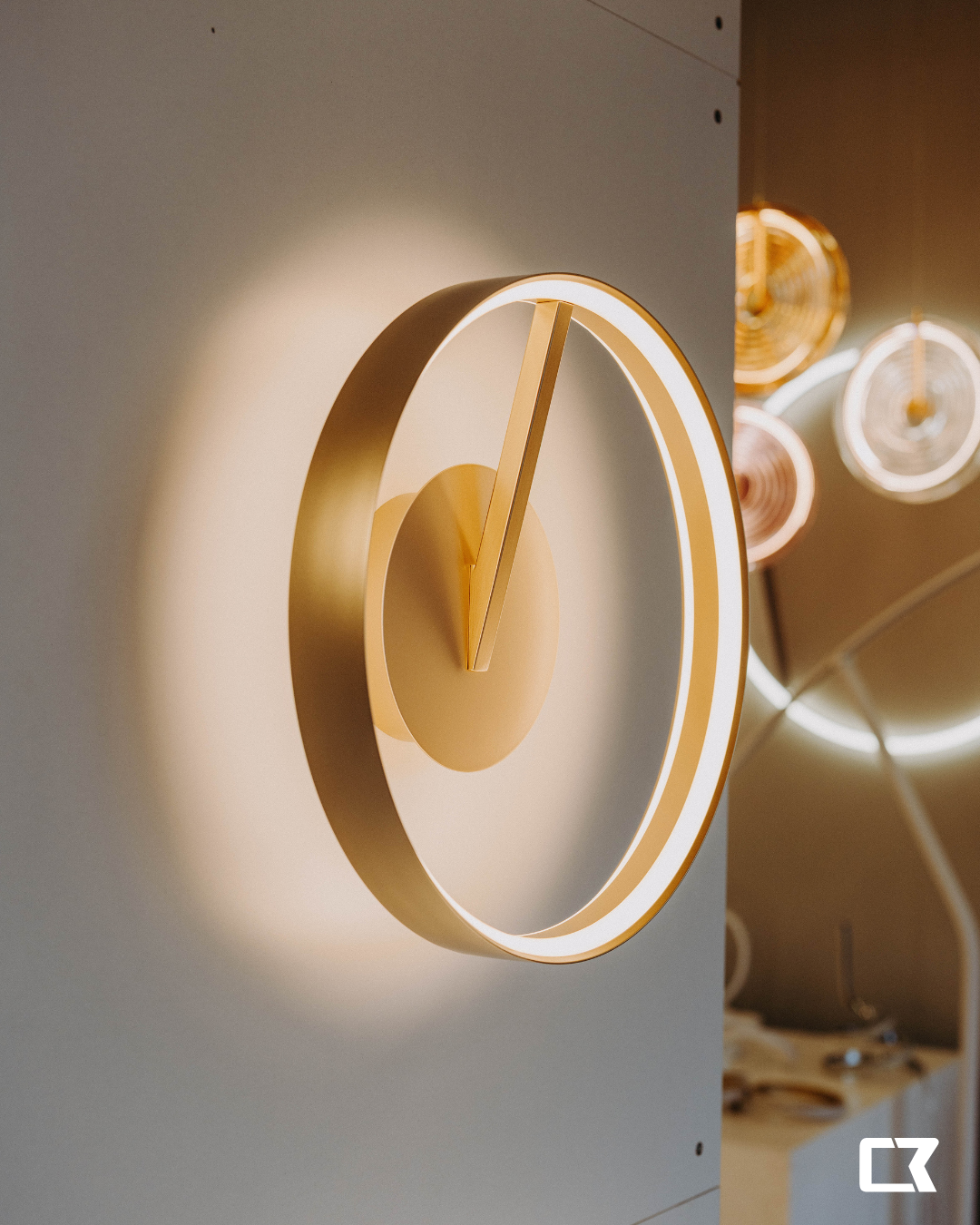 Malika plafoniera oro champagne Top Light 28W CCT 3000-4000-6000K