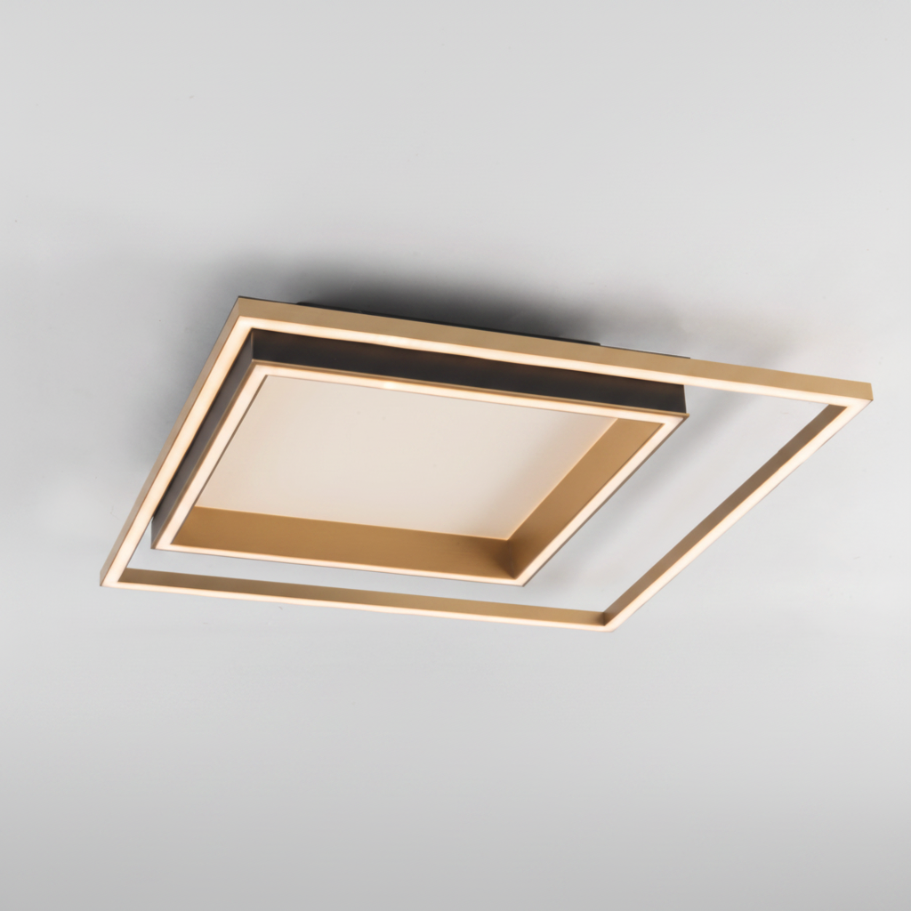 Nady plafoniera nero/oro Luxima 40W 3000K