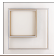 Nady plafoniera nero/oro Luxima 40W 3000K