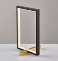 Elly lampada da tavolo oro/nero opaco Luxima 12W 3000K