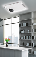 Marla plafoniera bianco/nero Luxima 40W CCT 3000-4000-6000K