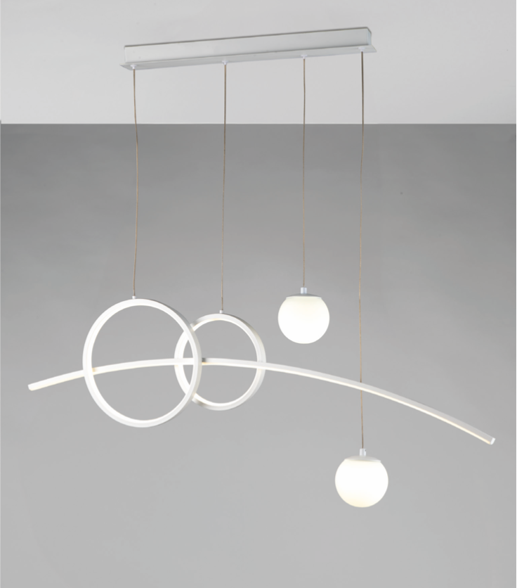 Manila sospensione bianco Luxima 40W CCT 3000-4000K
