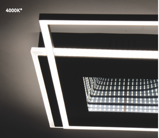 Tridi applique bianco/nero Luxima 30W 4000K