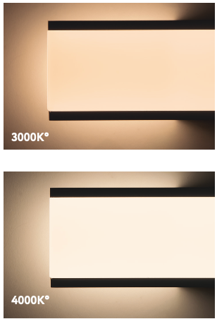 Acryl applique bianco Luxima 12W CCT 3000-4000K