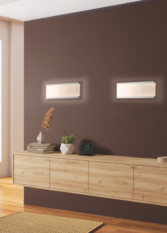 Acryl applique bianco Luxima 12W CCT 3000-4000K