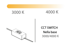 Acryl plafoniera bianco Luxima 45W CCT 3000-4000K