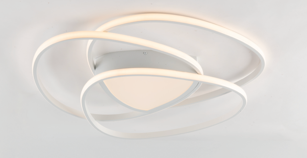 Salazar plafoniera bianco Luxima 50W CCT 3000-4000K