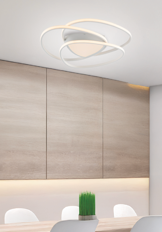 Salazar plafoniera bianco Luxima 50W CCT 3000-4000K