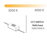 Reika plafoniera bianco Luxima 30W CCT 3000-4000K