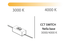 Reika plafoniera bianco Luxima 50W CCT 3000-4000K